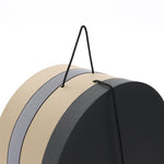 Load image into Gallery viewer, Round Hat Box with a strap / ethically made with recycled paper -Grosgrain

