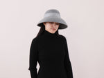 Load image into Gallery viewer, Light Gray Wool Downturned brim Hat &quot;Cecil&quot;
