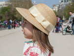 Load image into Gallery viewer, Kid&#39;s straw hat for summer  &quot;Ramona&quot;
