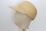 Load image into Gallery viewer, Ready to ship natural straw baseball cap small brimmed summer cap

