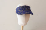 Charger l&#39;image dans la galerie, gingham linen cotton natural Fabric Sun Visor sun visor
