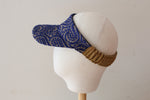 Cargar imagen en el visor de la galería, gingham linen cotton natural Fabric Sun Visor sun visor
