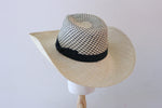 Charger l&#39;image dans la galerie, Grosgrain Patterned Panama Cowboy Hat
