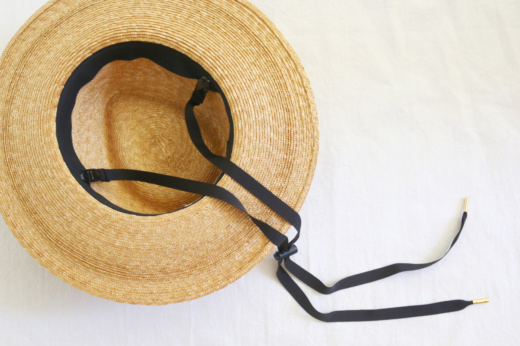 Hat Ribbin Detachable Chin strap ribbons with clips for a hat – Grosgrain