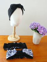 Load image into Gallery viewer, Reversible Ribbon Turban
