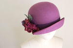 Muat gambar ke penampil Galeri, Mauve Cloche with purple Hydrangeas
