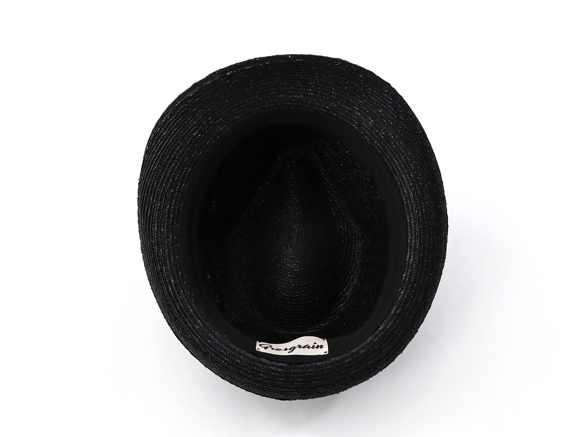 Black Straw Unisex Trilby Hat Marlowe