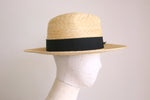 Charger l&#39;image dans la galerie, Wide Brimmed Fine Straw Fedora Hat Alex
