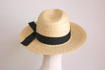 Load image into Gallery viewer, Wide Brimmed Fine Straw Fedora Hat Alex
