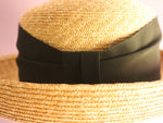 Load image into Gallery viewer, Natural Sailor Straw Hat Irene -Grosgrain
