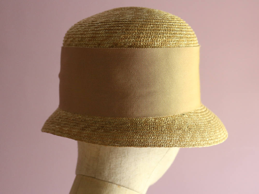 A Cloche Straw Hat "Marie"