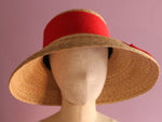 Cargar imagen en el visor de la galería, Grosgrain Turned Down Brim Hat Hepburn Hat Audrey Hat
