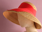 Muat gambar ke penampil Galeri, Grosgrain Turned Down Brim Hat Hepburn Hat Audrey Hat
