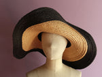Load image into Gallery viewer, Two Tone Raffia Vacation Hat &quot;Olivia&quot;

