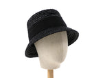 Cargar imagen en el visor de la galería, Black Bucket Hat &quot;Jo&quot;
