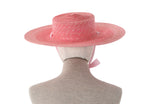 Load image into Gallery viewer, Cherry Dreamy Pink Straw Boater
