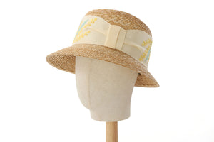 A Cloche Straw Hat "Marie Wattle"